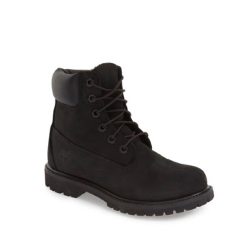 Timberland Premium Leather Trimmed Nubuck Ankle Boots